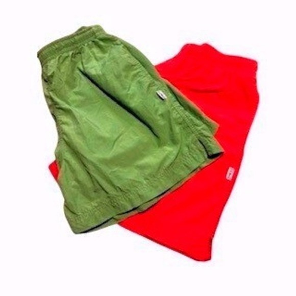 L.L. Bean Pants - Set of Two LL Bean Womens Shorts Size Small Red Green Nylon Gorpcore Outdoors